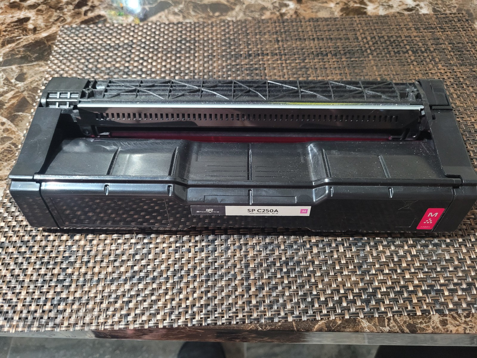 SpeedyInks Compatible Magenta Toner for Ricoh SP C250A Laser Printer Cartridge