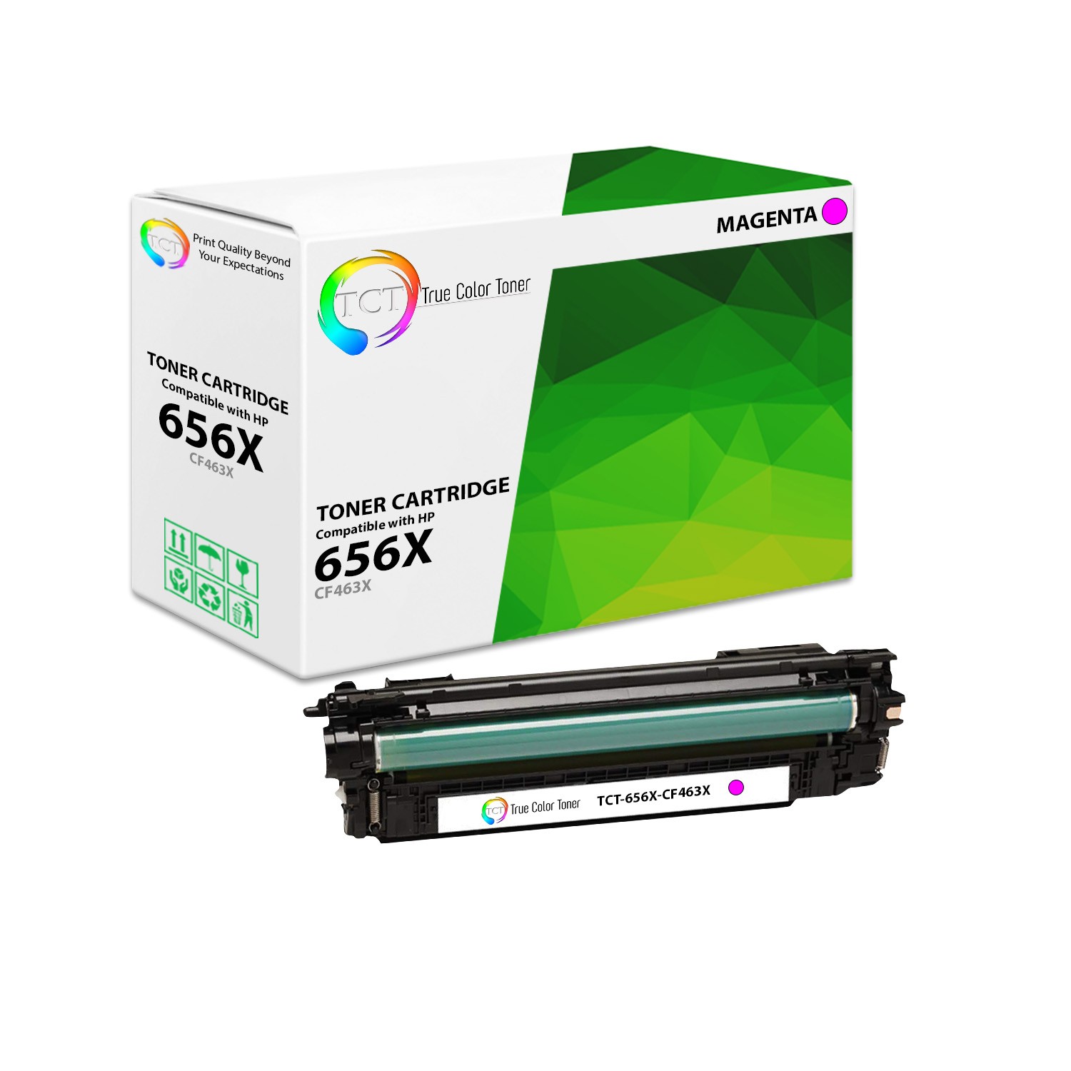 TCT Premium 656X For HP CF463X Magenta Hi-Yield LaseJet M652 Compatible Toner