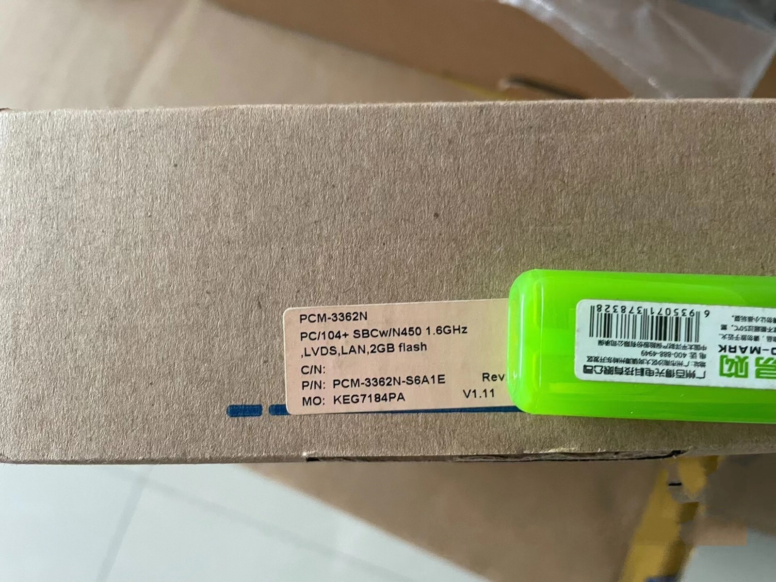 1PCS NEW PCM-3362N PCM-3362N-S6A1E Via DHL or FedEx