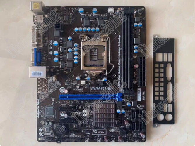 1PC Used MSI H61M-P25(B3) MS-7680 VER: 5.1