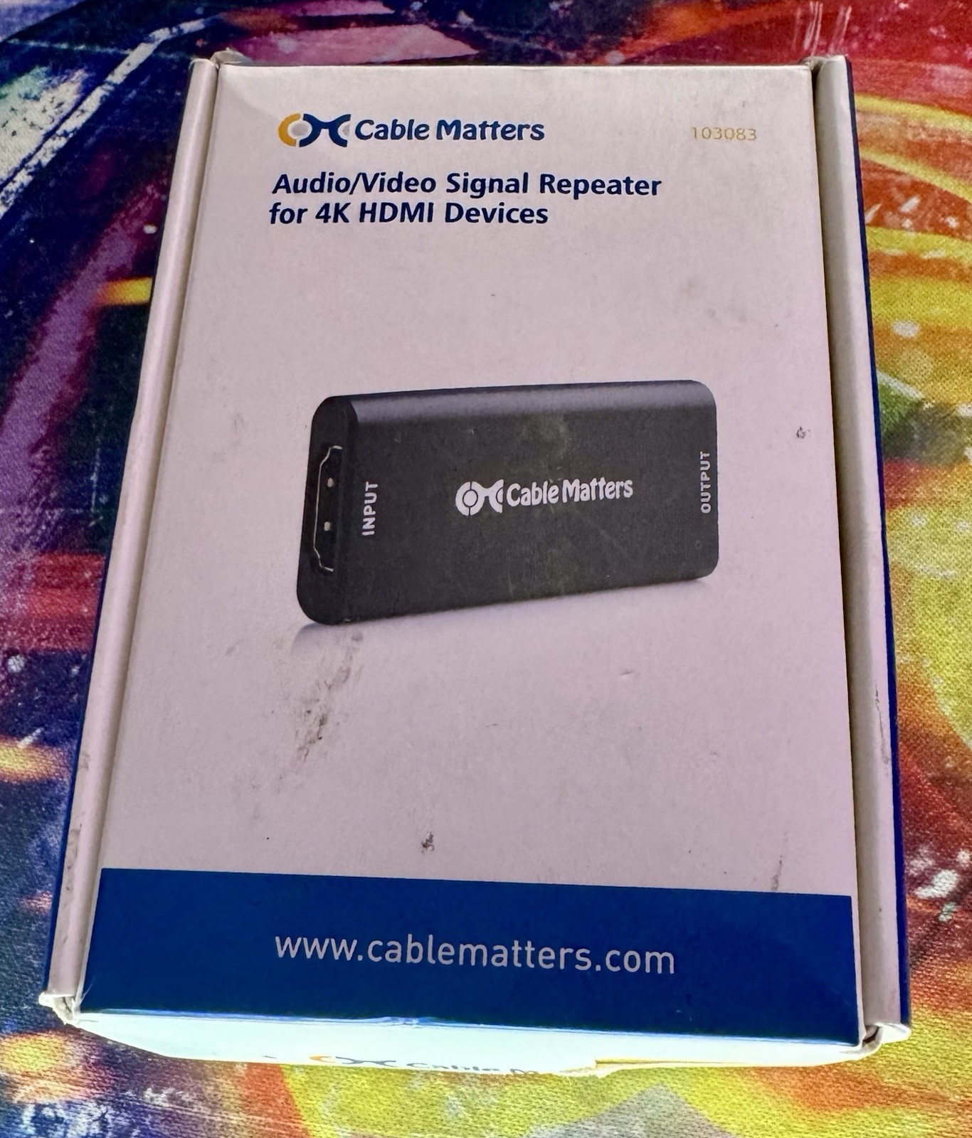 Cable Matters 4K HDMI Signal Repeater Extender Signal Booster 3840x2160 @ 60Hz
