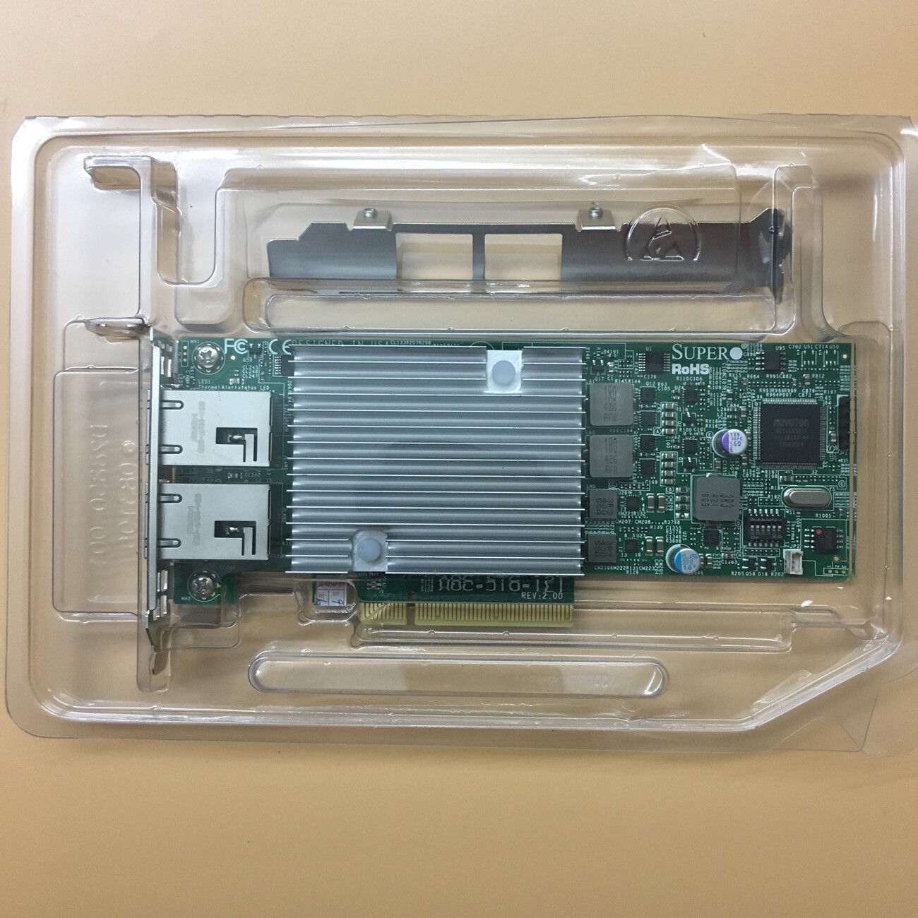 AOC-STG-I2T New SUPERMICRO  AOCSTGI2T  10GBE Network Adapter Card In Box