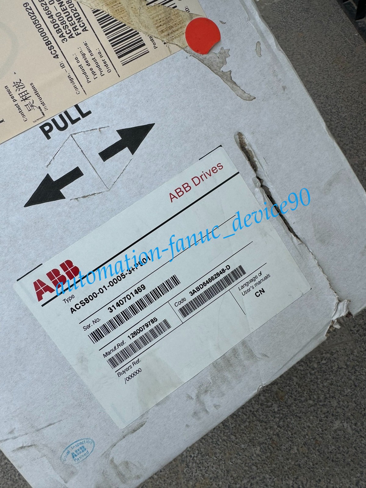 ABB ACS 800-01-0005-3+P901 Inverter