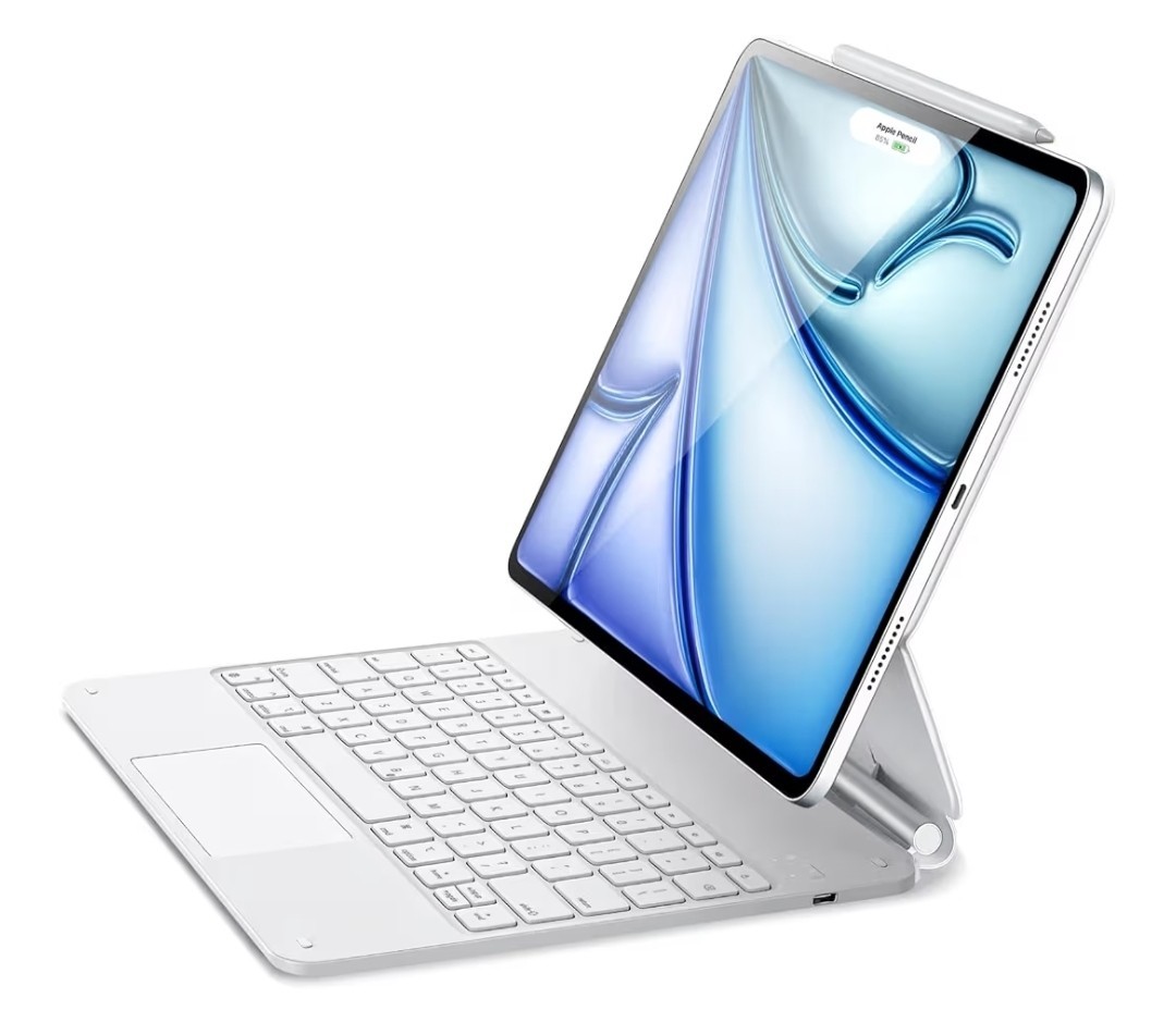 ESR for iPad Air 13/Pro 12.9 Inch Case Keyboard, Quick-Set Magnetic Stand