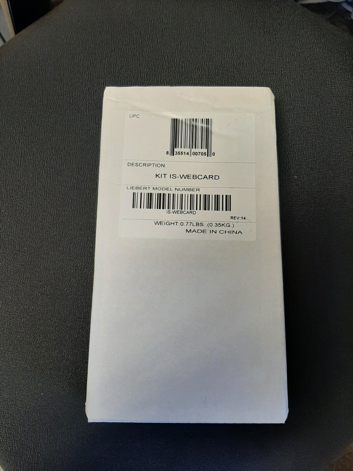 LIEBERT EMERSON UPS  WEB CARD IS-WEBCARD INTELLISLOT HID9 417771G