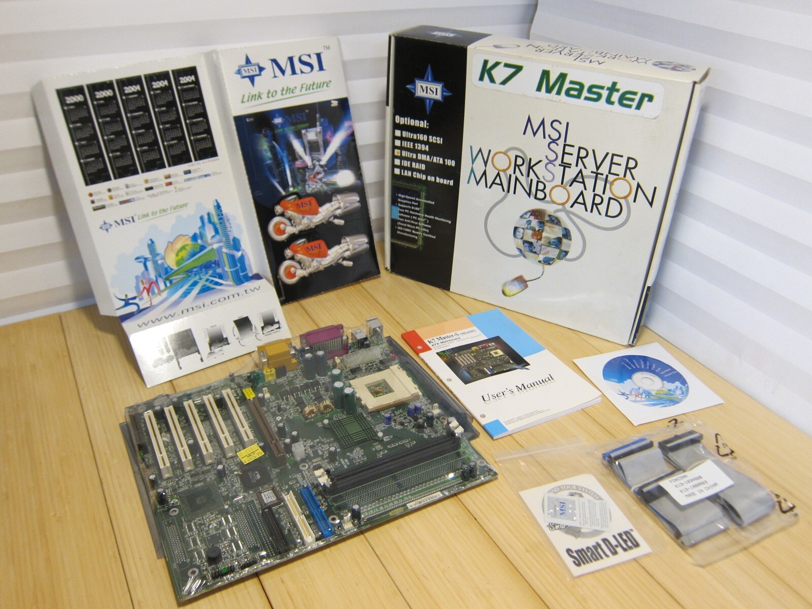 NOS MSI K7 Master MS-6341 Ver 1.1 Socket 462/A AMD Athlon Duron ATX Motherboard