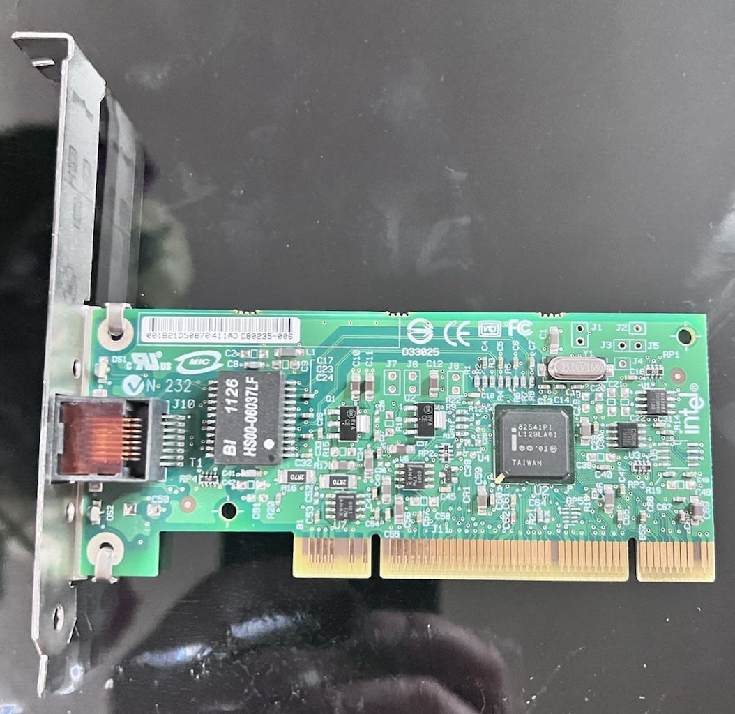 Intel 1000MB/s Desktop Network Adapter (PWLA8391GTBLK)