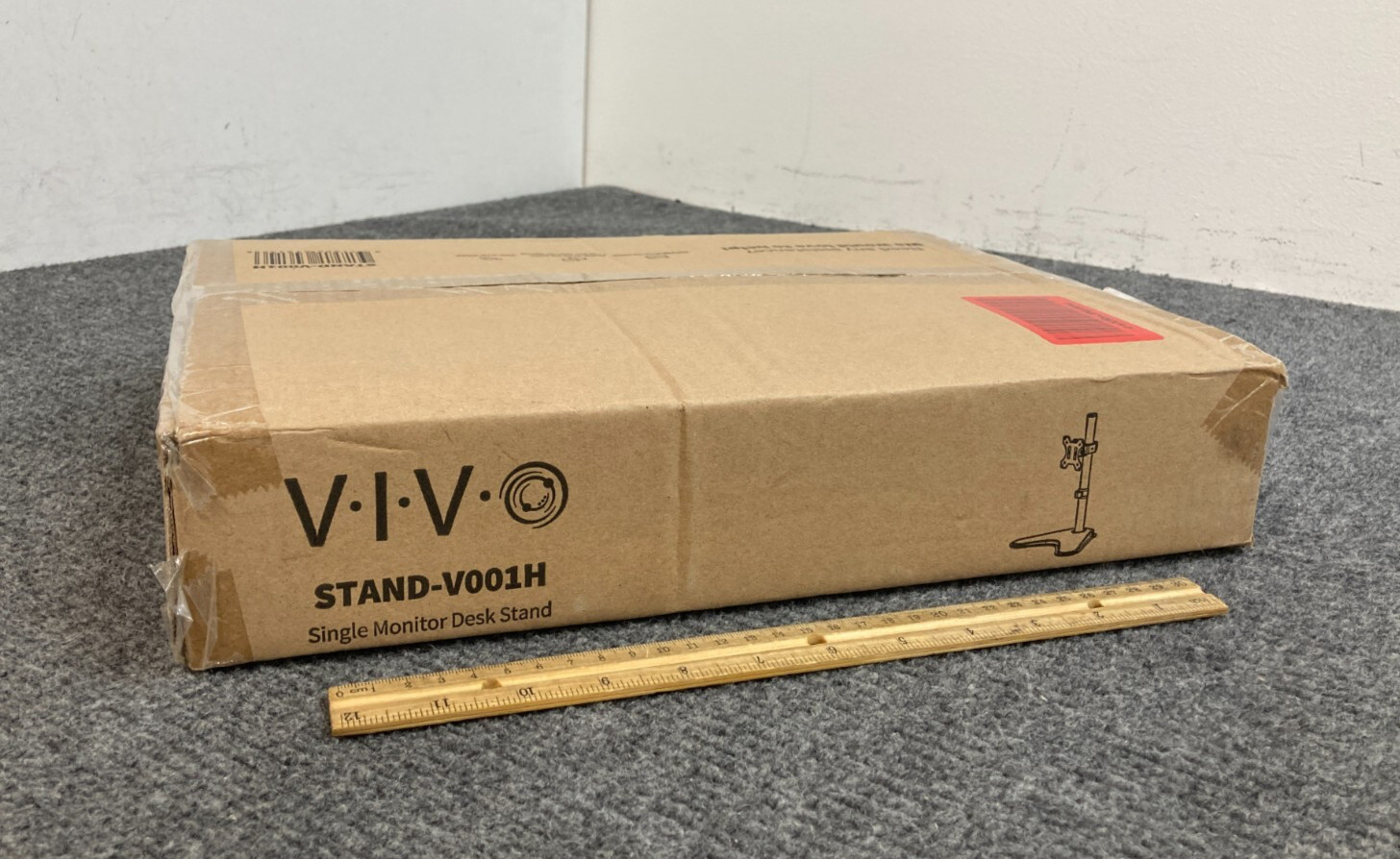 VIVO STAND-V001H Single Monitor Desk Stand - NIB, Sealed -
