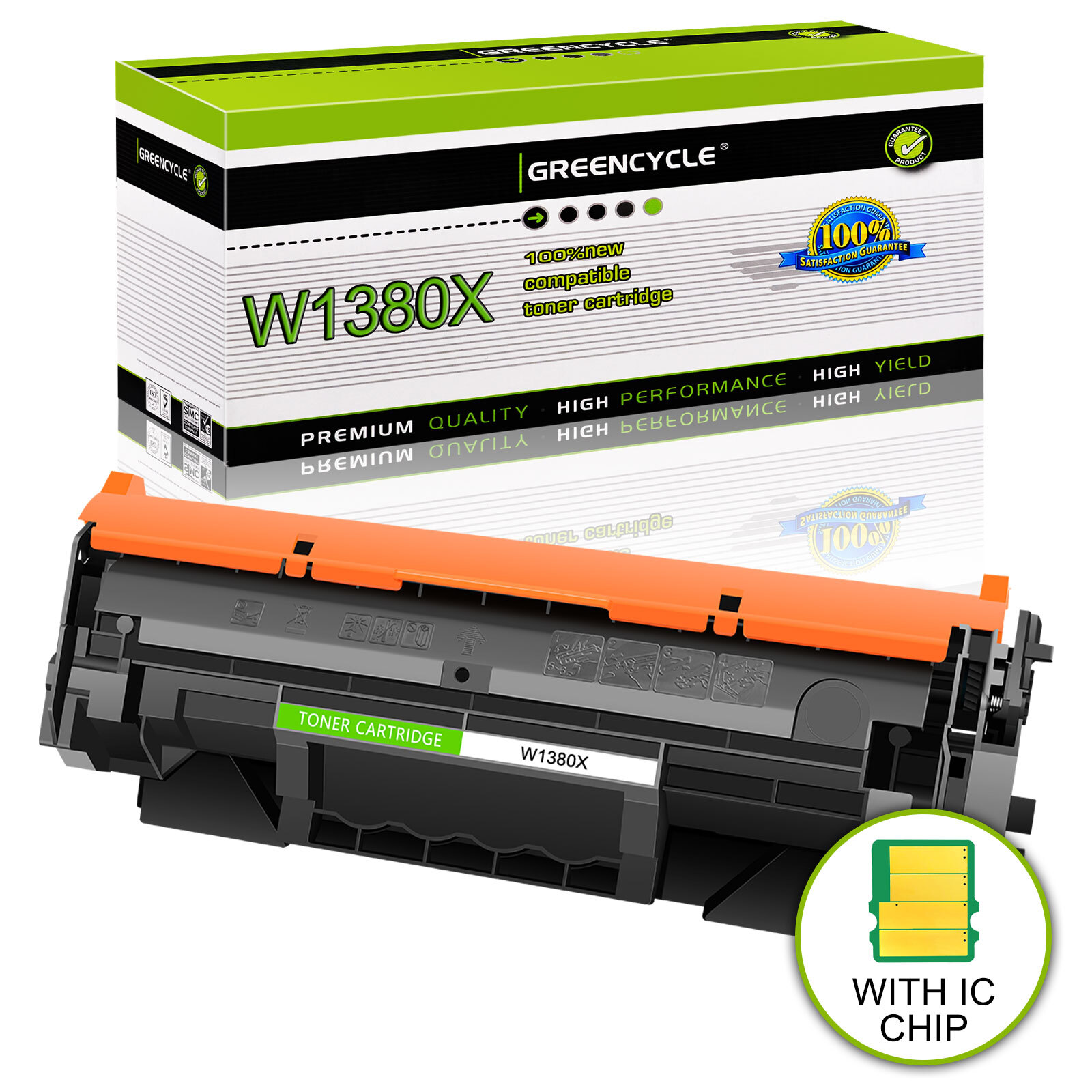 1PK W1380X Toner Cartridge with Chip Fit for HP LaserJet Pro 3001dw MFP 3101fdw