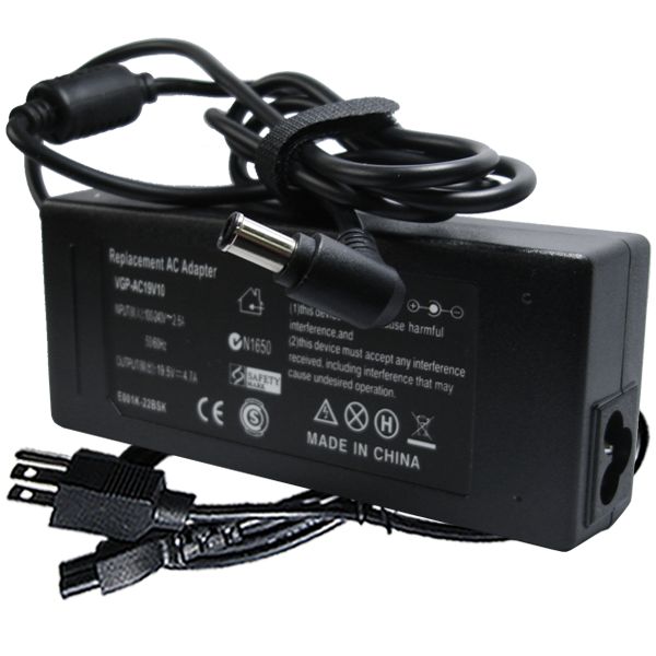 AC ADAPTER CHARGER FOR Sony Vaio PCG-GRZ630 PCG-GRZ610