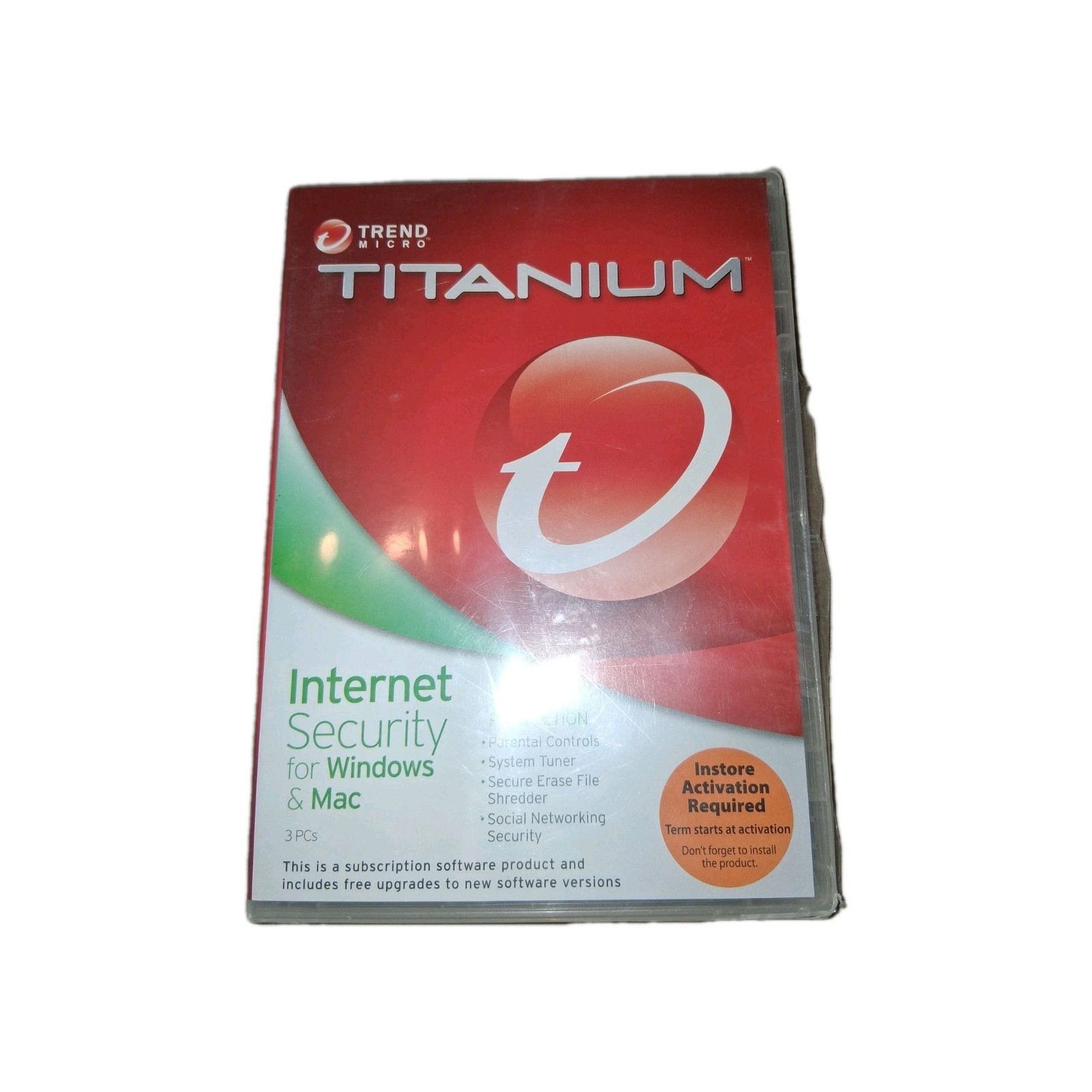 Trend Micro Titanium Internet Security for PC, Mac - TRE021800F700