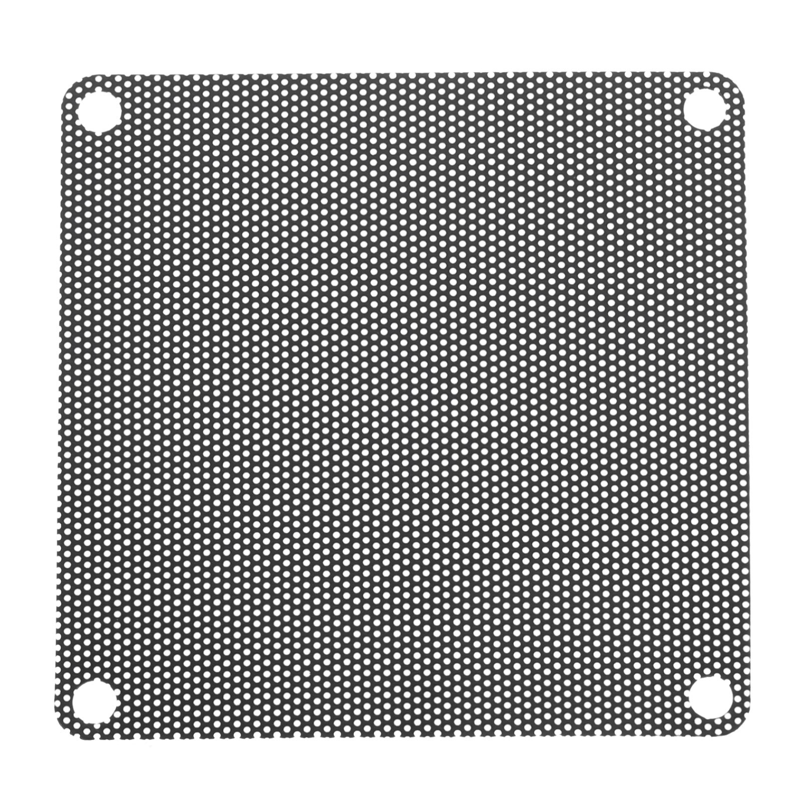 10PCS PC Dust Filter, 80x80mm PVC Computer Case Dustproof Mesh, Black