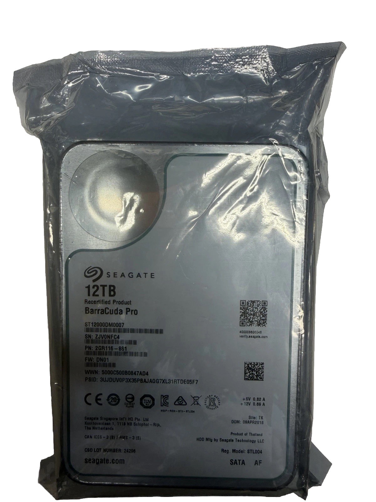 Seagate Barracuda Pro 12TB Hard drive 
