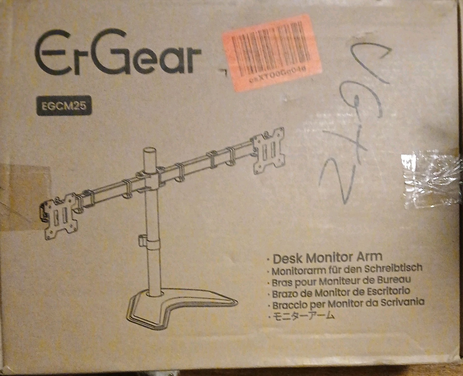 ErGear Free Standing Dual Monitor Stand for Desk