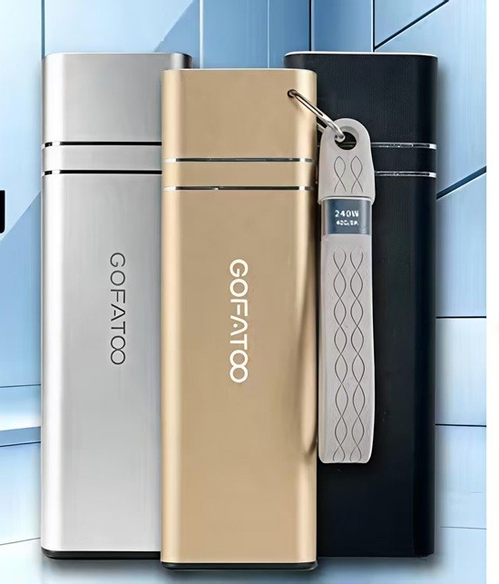 GOFATOO Portable External SSD 1050MB/s USB3.2 Gen2 Type‑C 512GB 1TB 2TB Gold