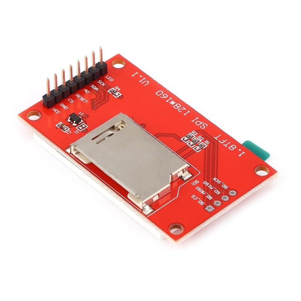 1.8 Inch SPI TFT LCD Display Module with ST7735 Interface 3.3V 128x160 Resolu...