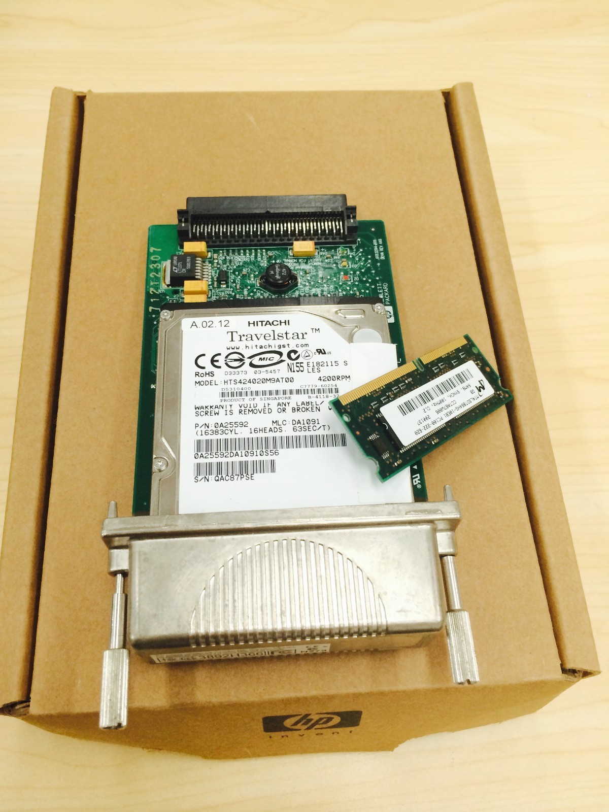 C7779-69272 60254 Fit For HP DesignJet 800 PS Formatter Board Card +HDD+128MB 