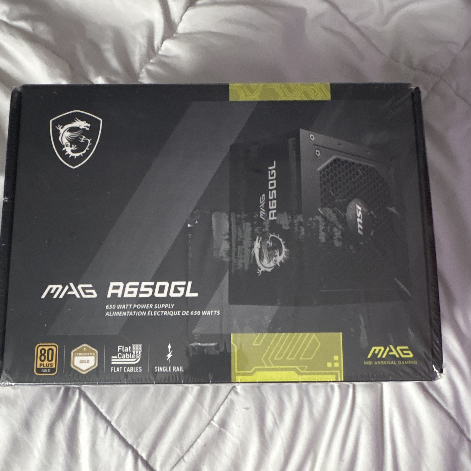 MSI MAG A650GL 650W ATX Fully Modular 80 PLUS Gold PSU Black