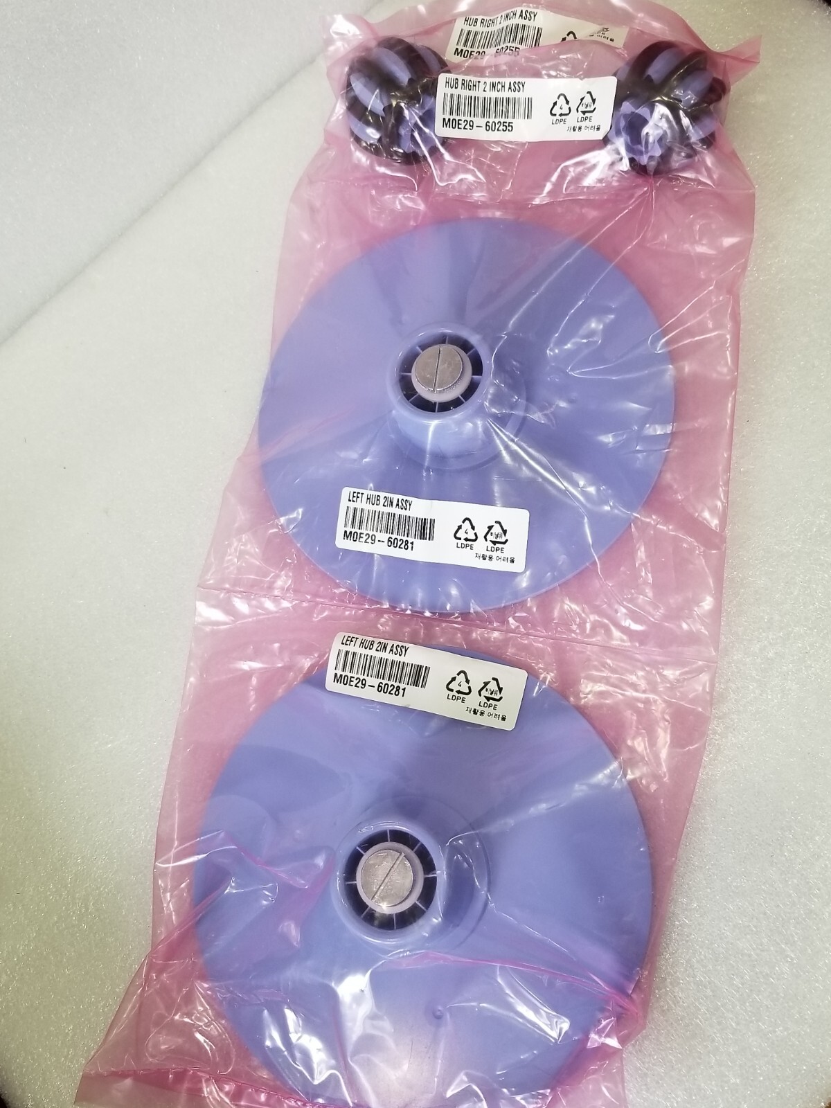 2 Inch Spindle Hub Rolls Support For HP Latex  M0E29-60281 (LEFT) & M0E29-60255