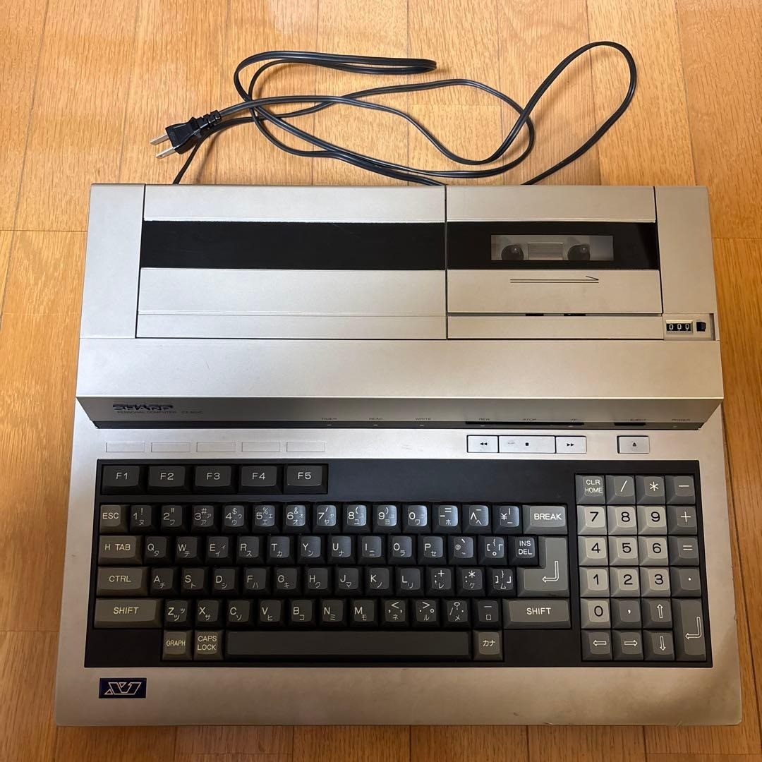 Junk Sharp X1C CZ-801C Vintage 8-Bit Personal Computer Main Unit Only Japan Rare