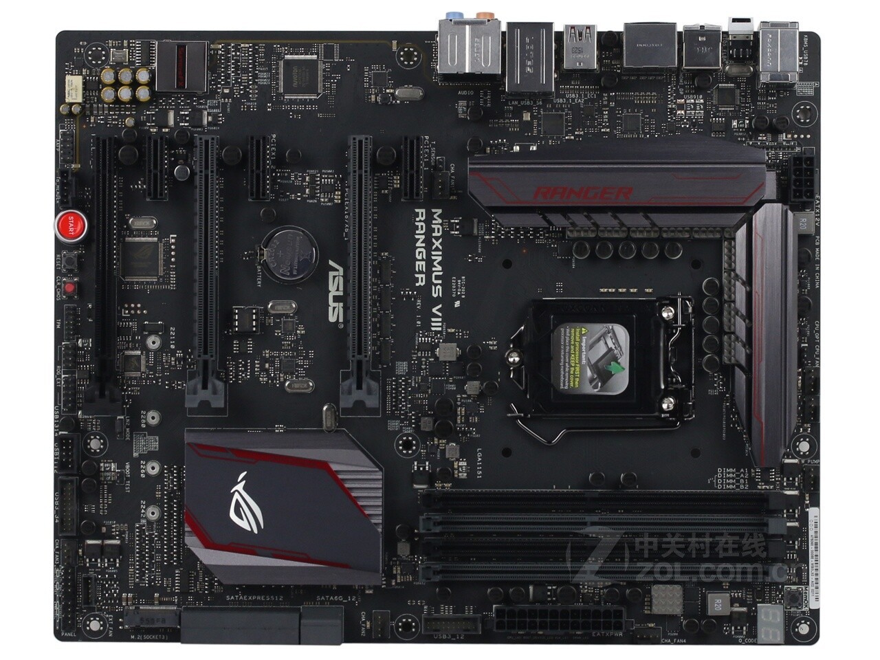 ASUS MAXIMUS VIII RANGER LGA 1151 DDR4 USB3.1 Intel Z170 Motherboard