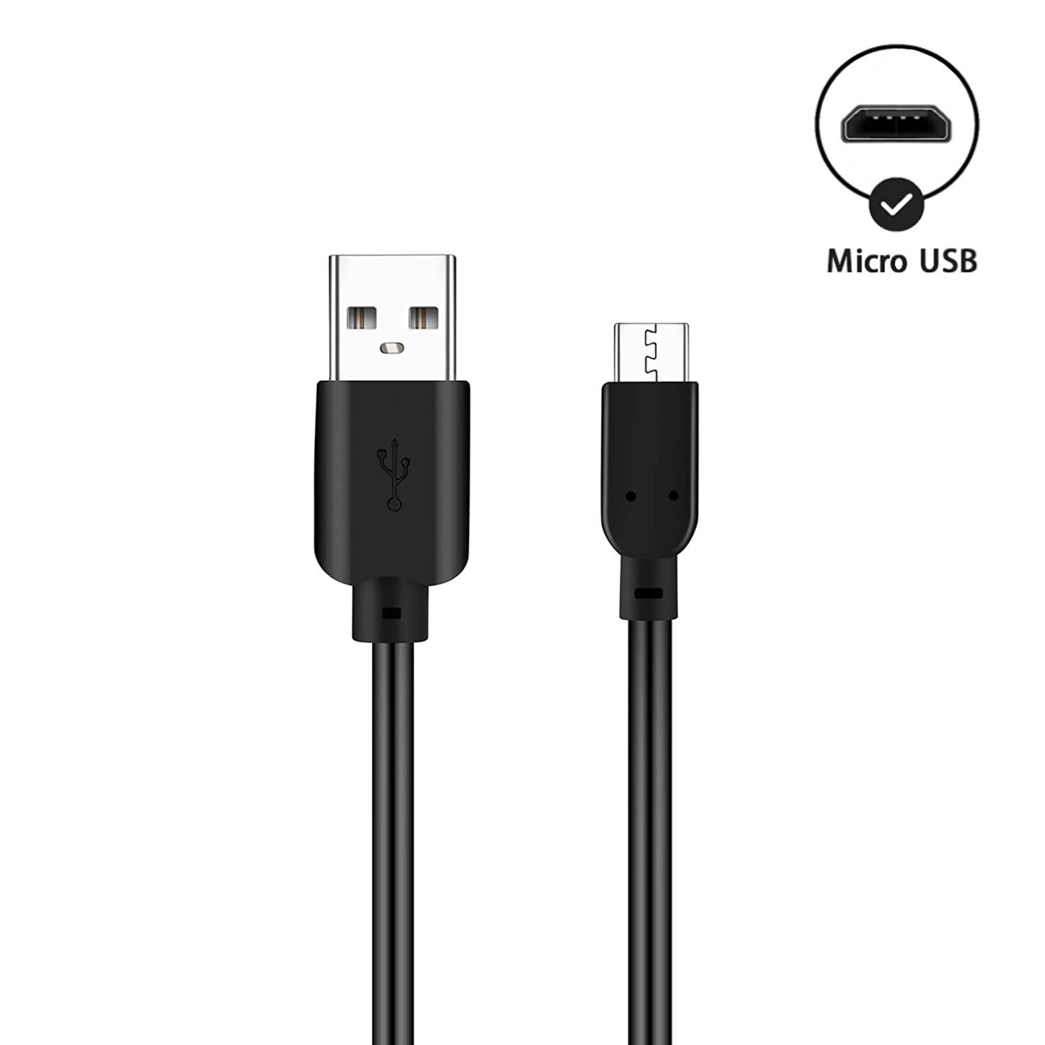 5ft Micro USB 2.0 Cable Cord for Razer Nari Ultimate Wireless Gaming Headset