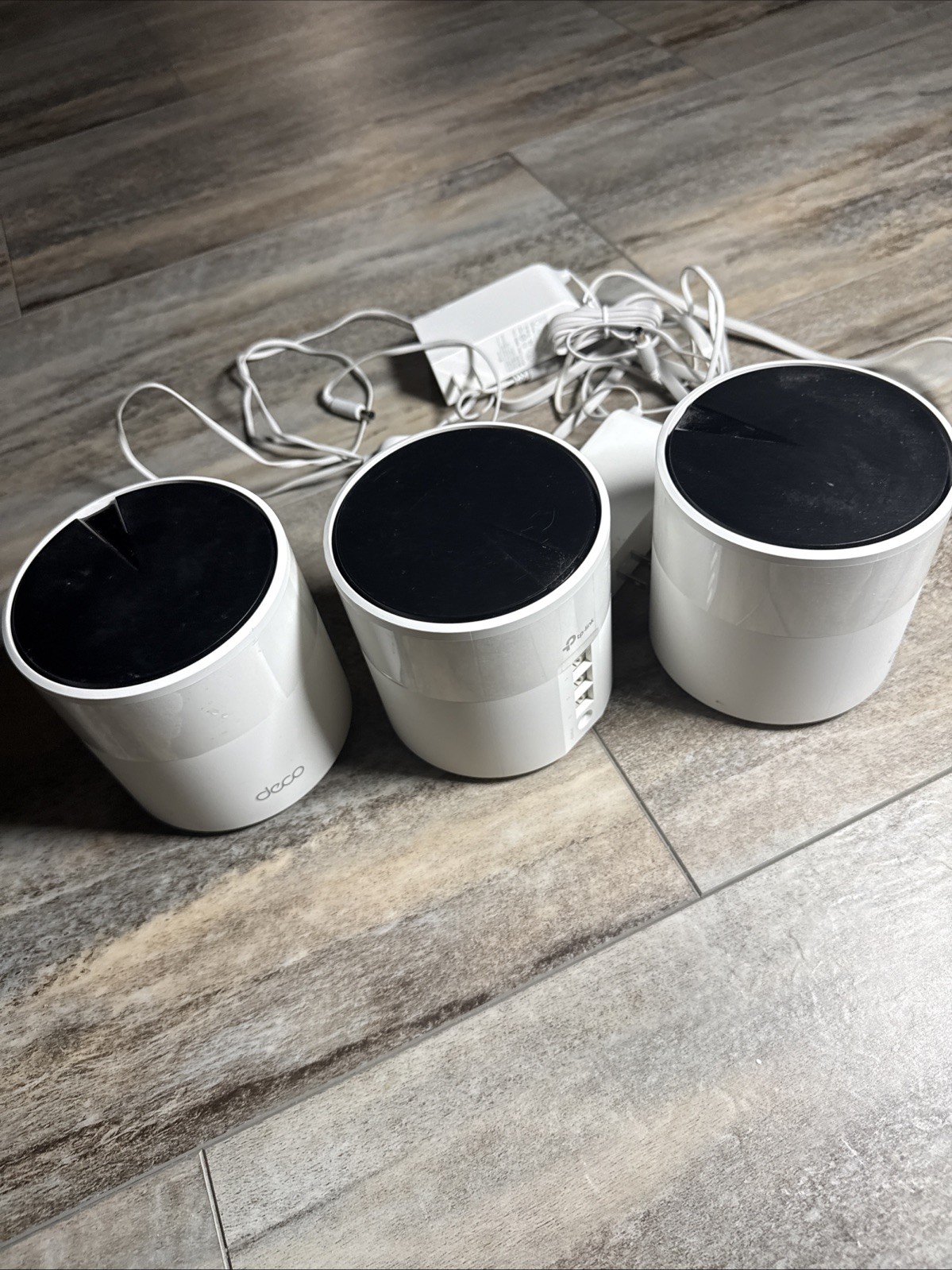 TP-Link Deco X55 AX3000 Wi-Fi 6 Mesh System – 3 Units with Power Adapters Bundle