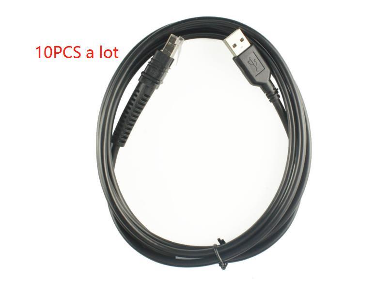 10pcs  2M 6FT straight USB Cable for Zebra DS3678 LI3608 LI3678 DS3608  Scanner