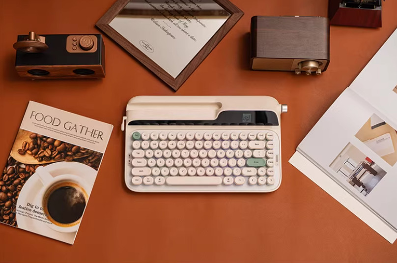 EPOMAKER Glyph Retro Typewriter-Style Tri-Mode Wireless Mechanical Keyboard