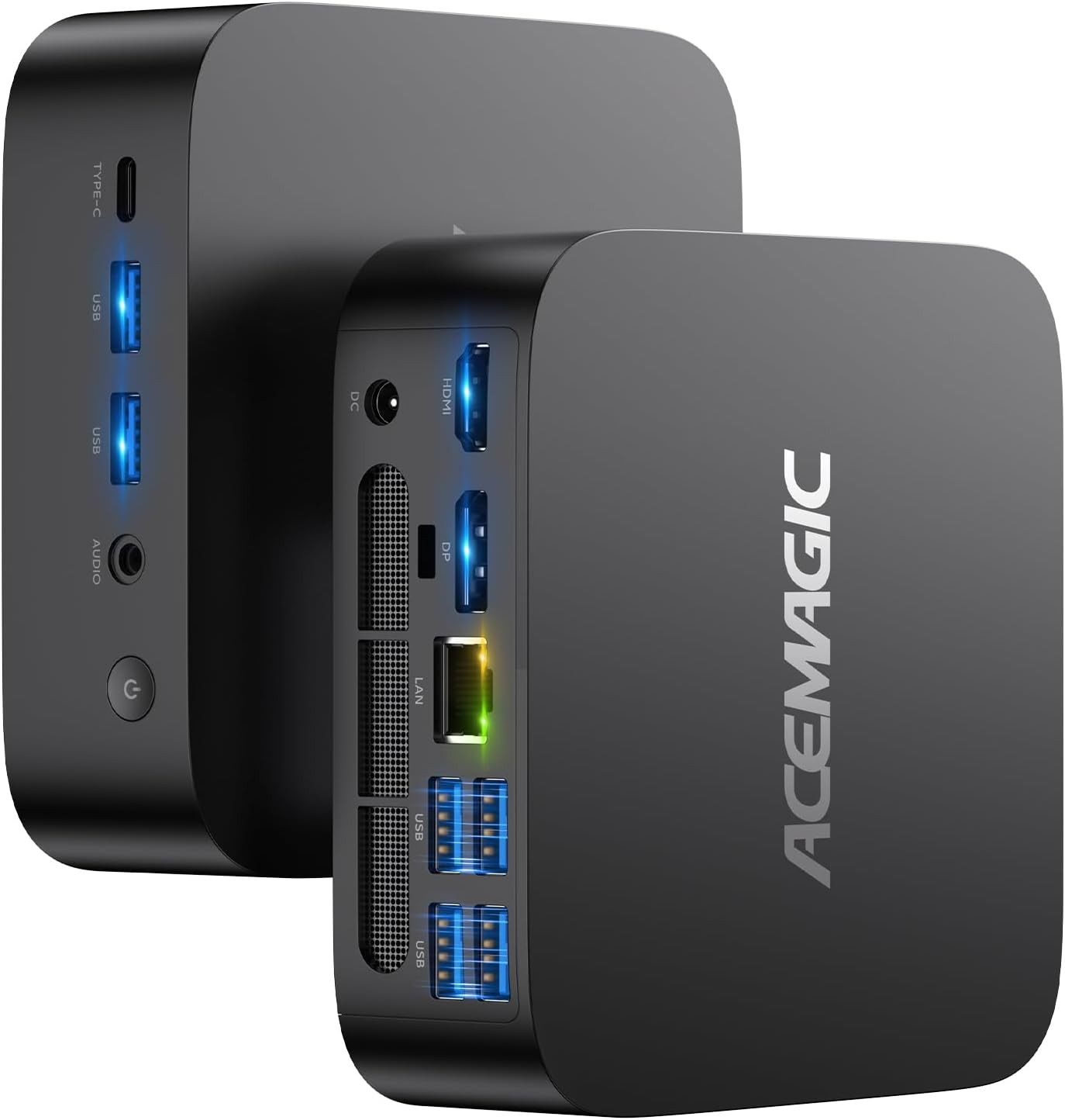 ACEMAGIC Mini Desktop Computer – Ryzen R2544,16GB RAM + 512GB SSD Windows 11 Pro