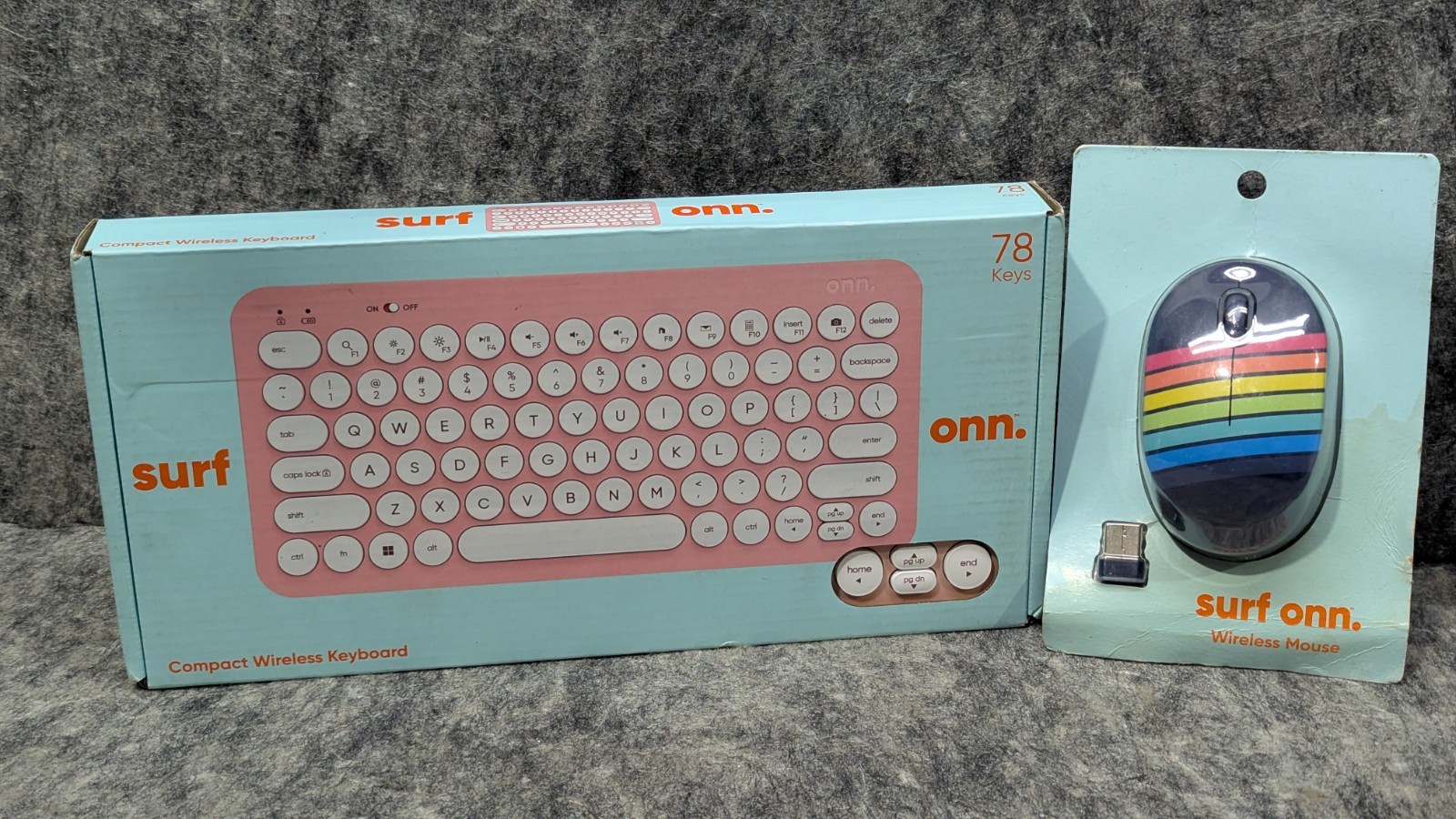 Onn. HOPRL100094881 Backlit Mini Wireless Office Keyboard with Mouse