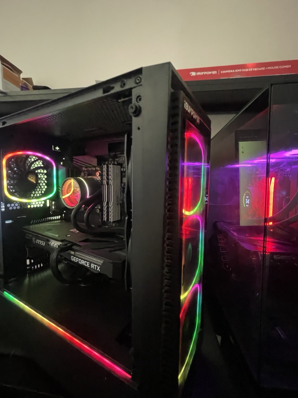 iBUYPOWER Gaming Desktop 2021 Ryzen 7 5800X RTX 3060 Ti 16GB 500GB SSD 1TB HDD