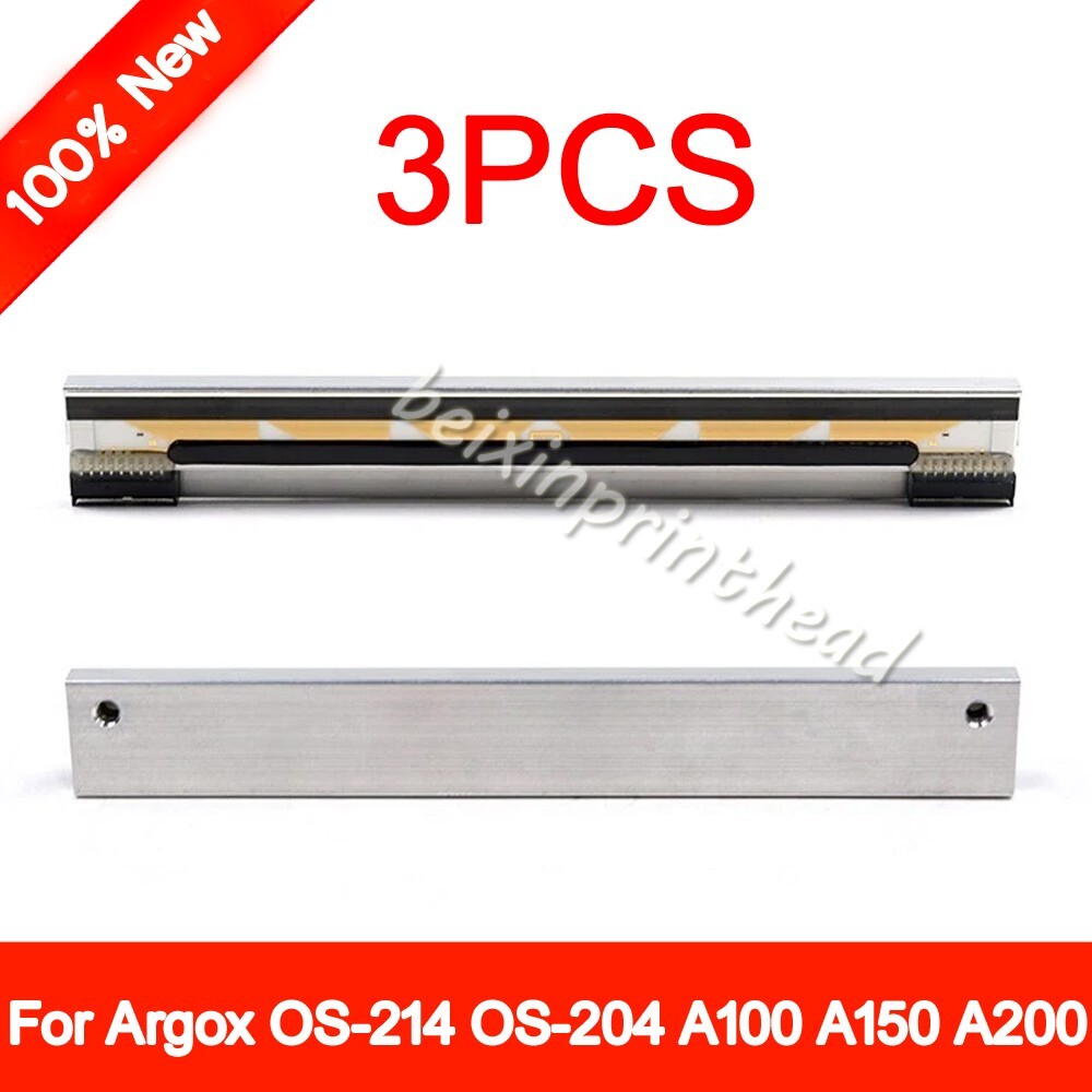 3PCS New Printhead For Argox OS-214 OS-204 A100 A150 A200 Label Printer 203dpi