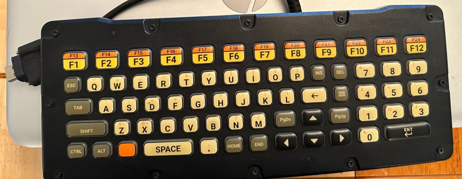 Zebra KYBD-QW-VC70-S-1 USB QWERTY Keyboard for VC70N0 Vehicle Computer - Tested