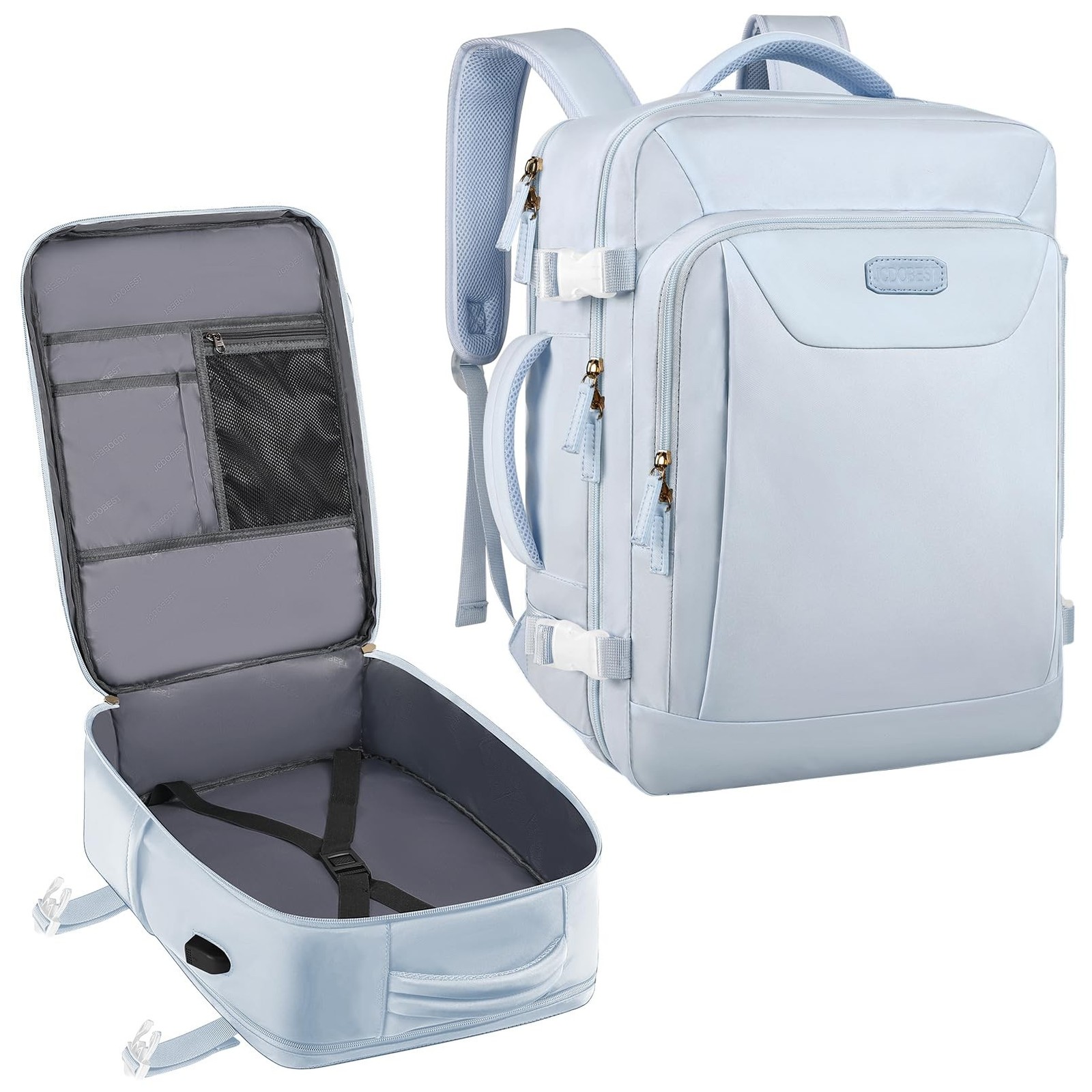 Carry on Backpack, Flight Approved Large Travel Laptop Backpack, 15.6 Inch Wa...