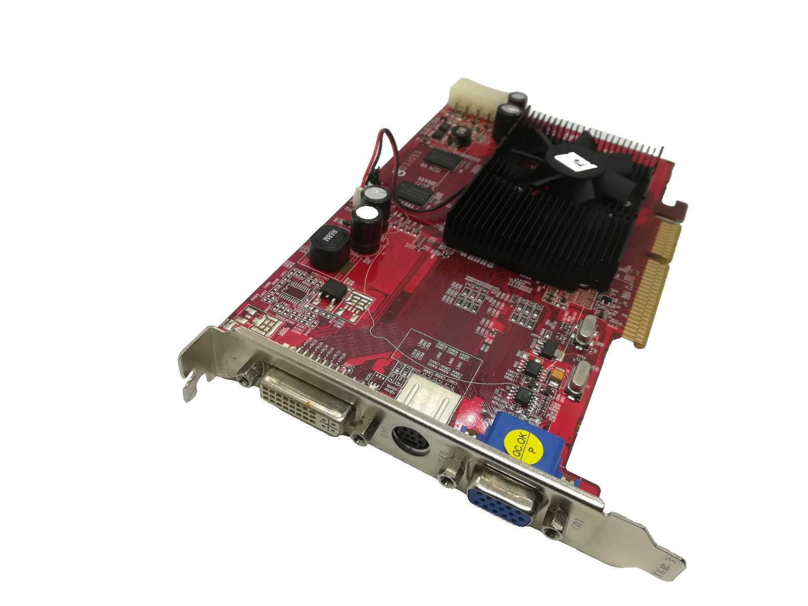 MEDION POWER COLOR RADEON X1650 PRO 512MB DDR2 AGP 8x VGA TV-OUT DVI #GK13067