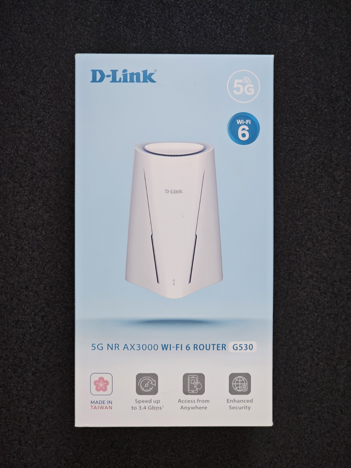 D-Link G530 5G NR AX3000 Wi-Fi 6 Router w/ SIM Card Slot (AT&T/T-Mobile/Verizon)