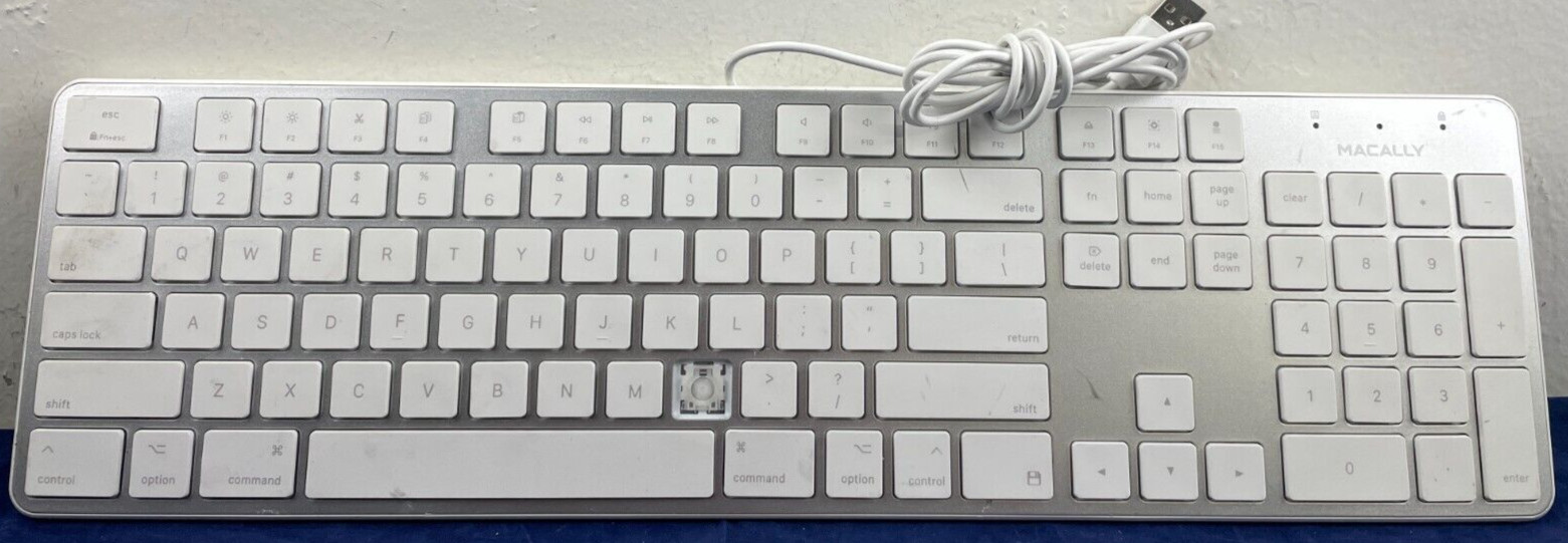 Macally SLIMKEYPROA Ultra Slim USB Keyboard For Mac - SLIMKEYPRO