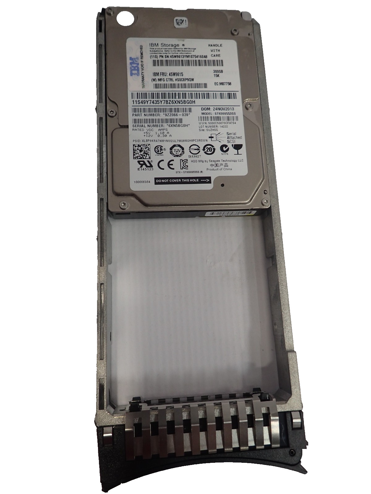 IBM 45W9615 300gb 15k RPM Hot Swap 2.5" Inch SAS HDD Internal Hard Disk Drives