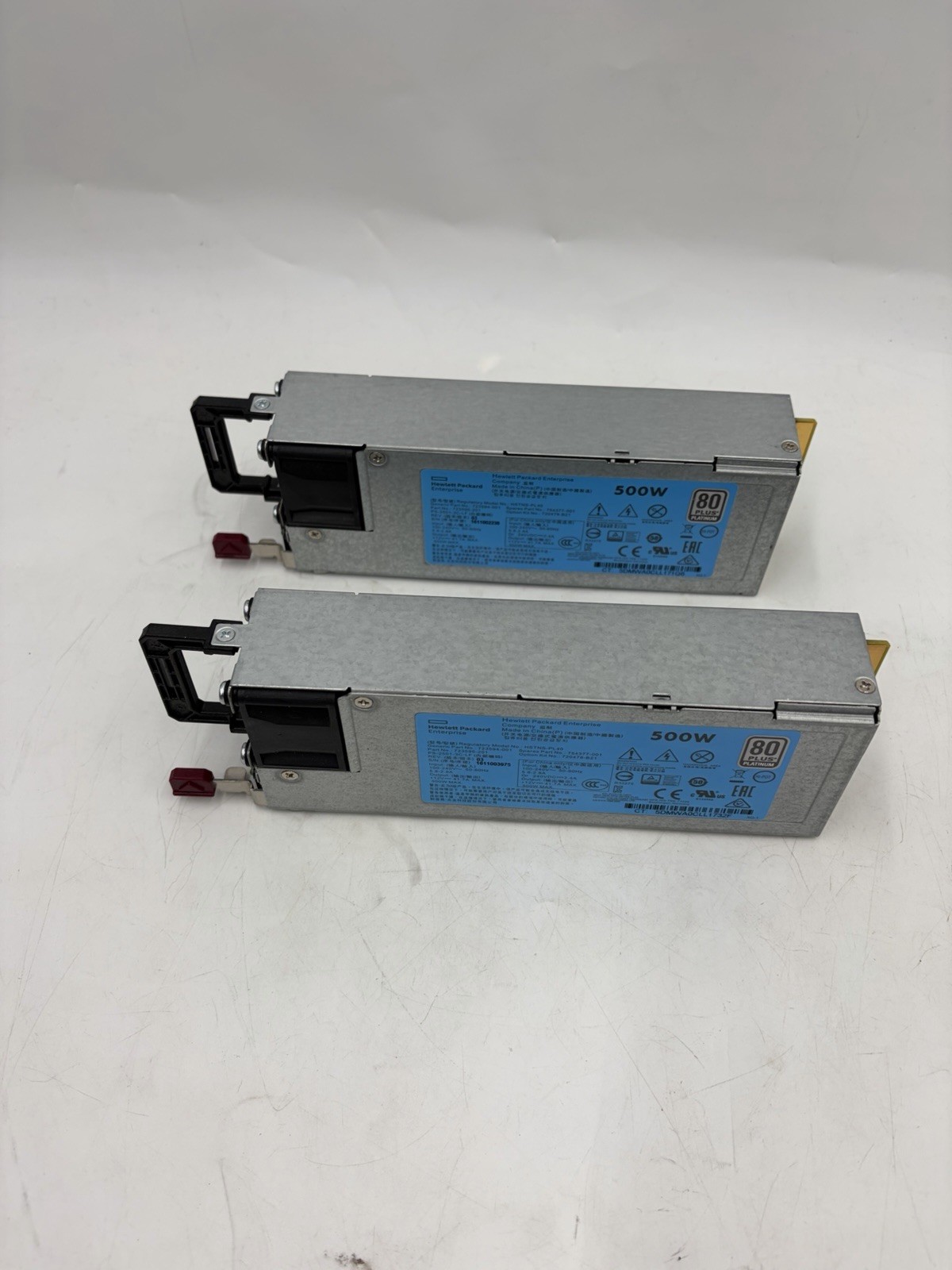 HPE 500W 80 Plus Platinum Hot Plug Server Power Supply Module HP PSU (SET OF 2)