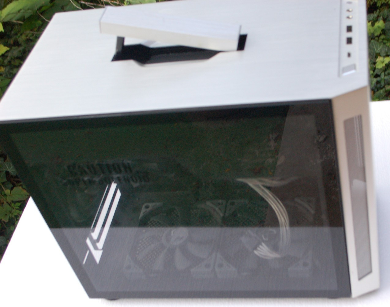 Lian Li TU150 Mini ITX / DTX PC Silver Case Clean with Extra Fans
