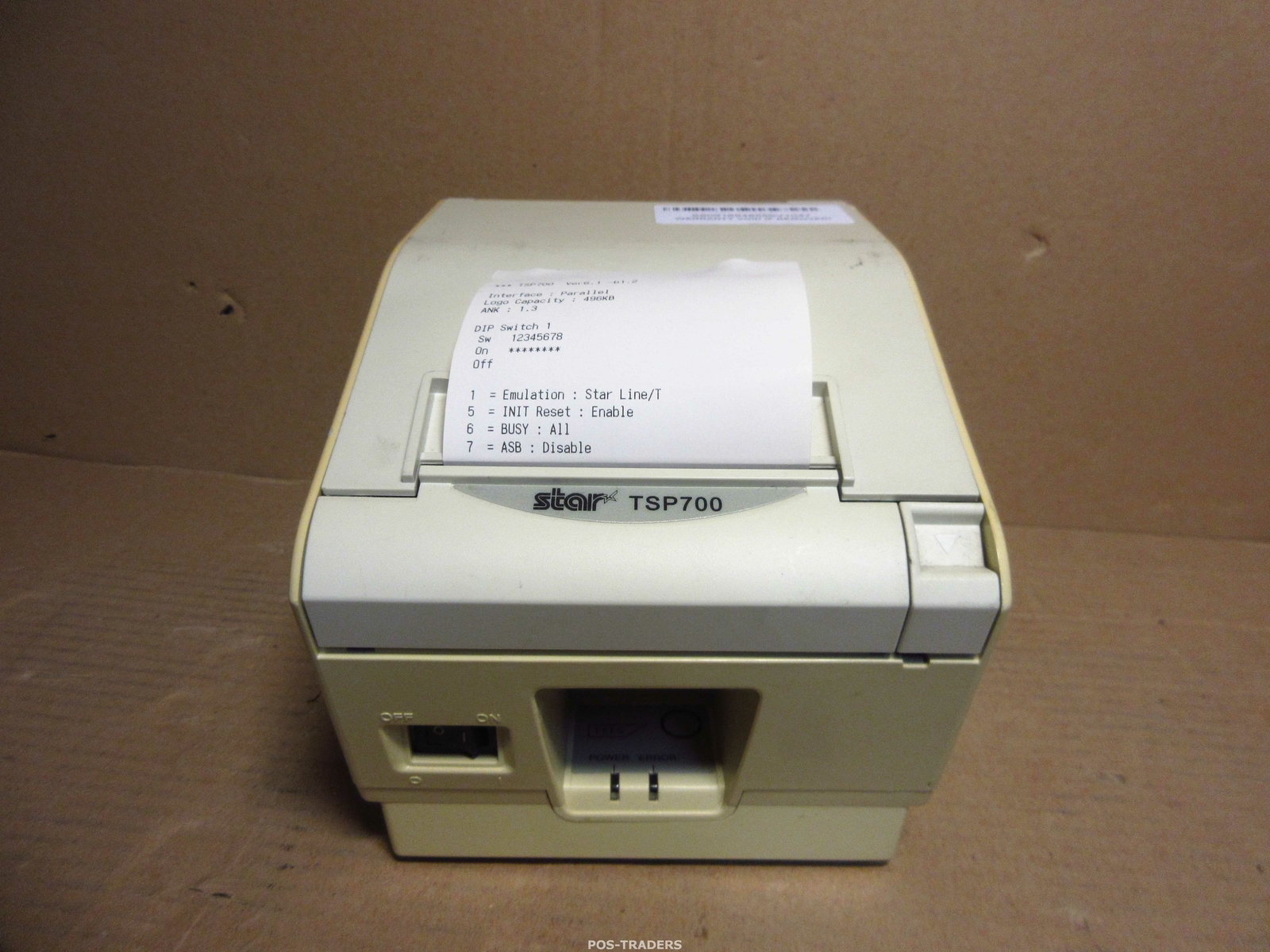 STAR TSP700 743C Thermal Receipt Ticket POS Printer PARALLEL - YELLOW HOUSING