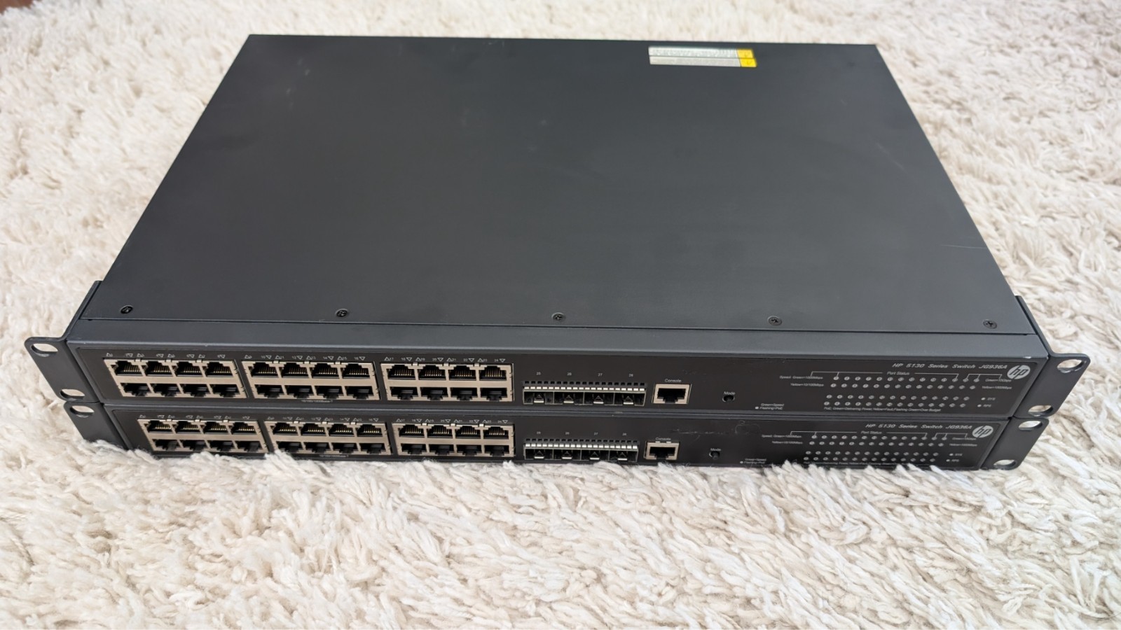 HP 5130-24G-PoE 4xSFP+ Layer3 managed Switch Web GUI JG936A