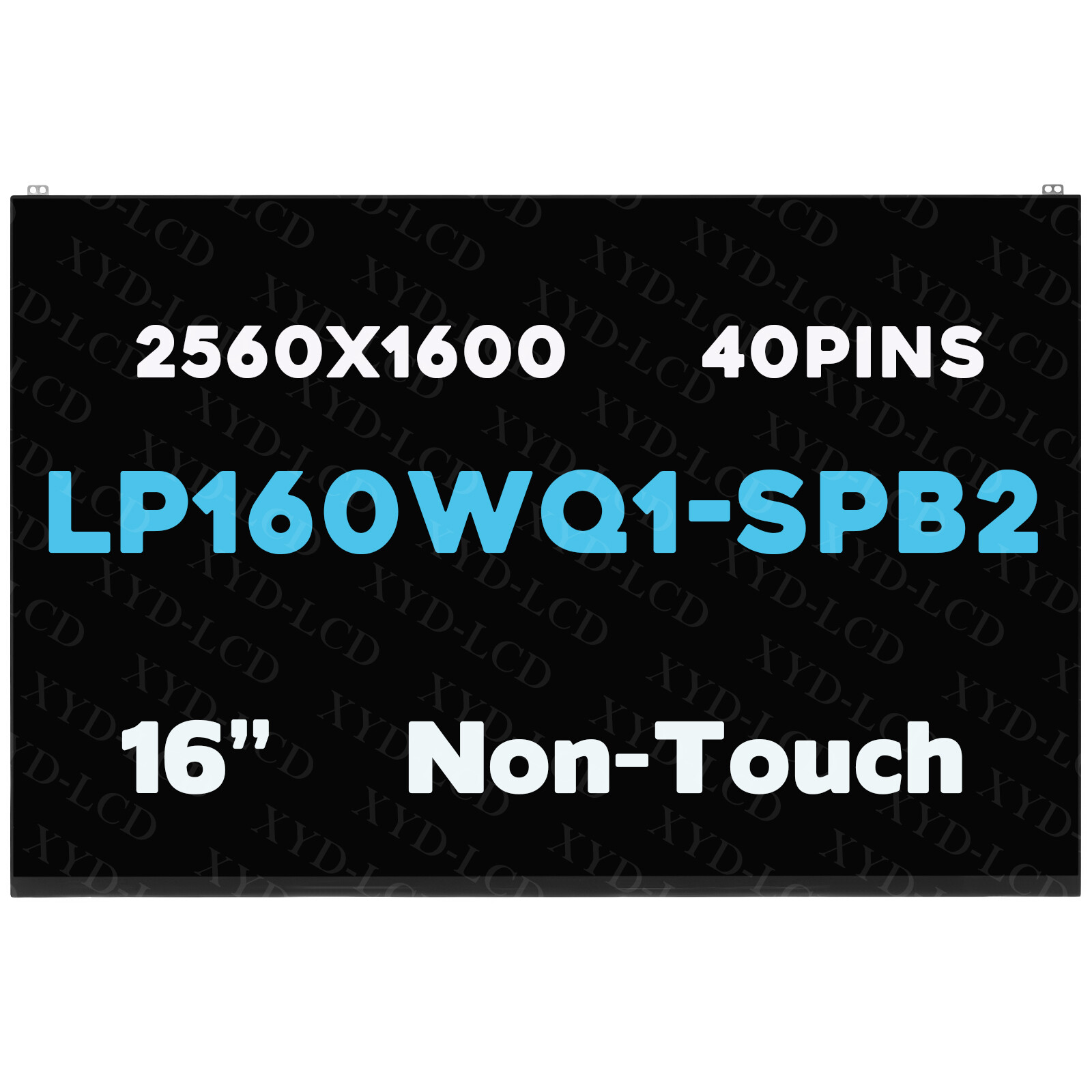 16.0" LCD Screen Display LP160WQ1-SPB2 (SP)(B2) WQXGA 2560x1600 40Pins Non-Touch