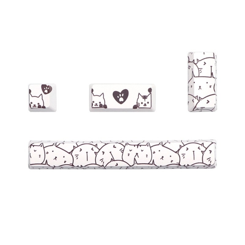 4 Keys Esc Entre 6.25u Spacebar Keycap PBT Five Sides Dye-Subbed Oem Profile Key