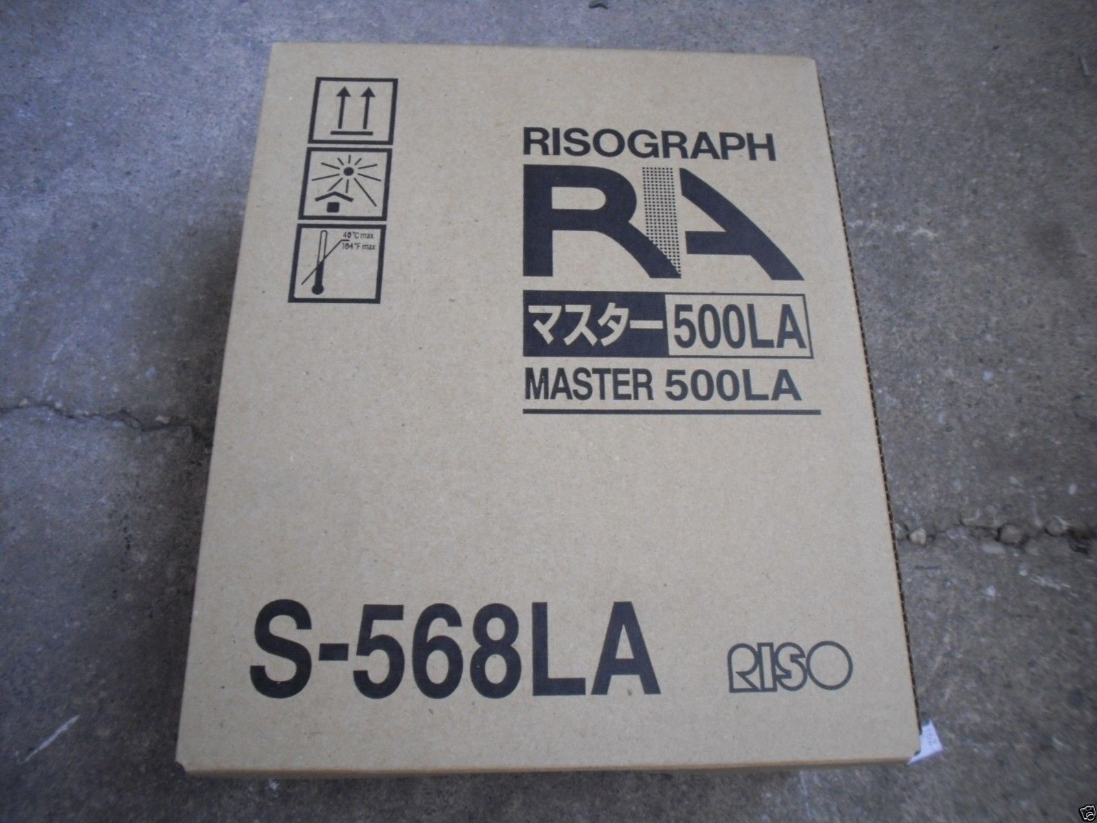 2 GENUINE Risograph Riso Duplicator Master RA 4000 RA4200 RA4500 RC5600 S-568LA