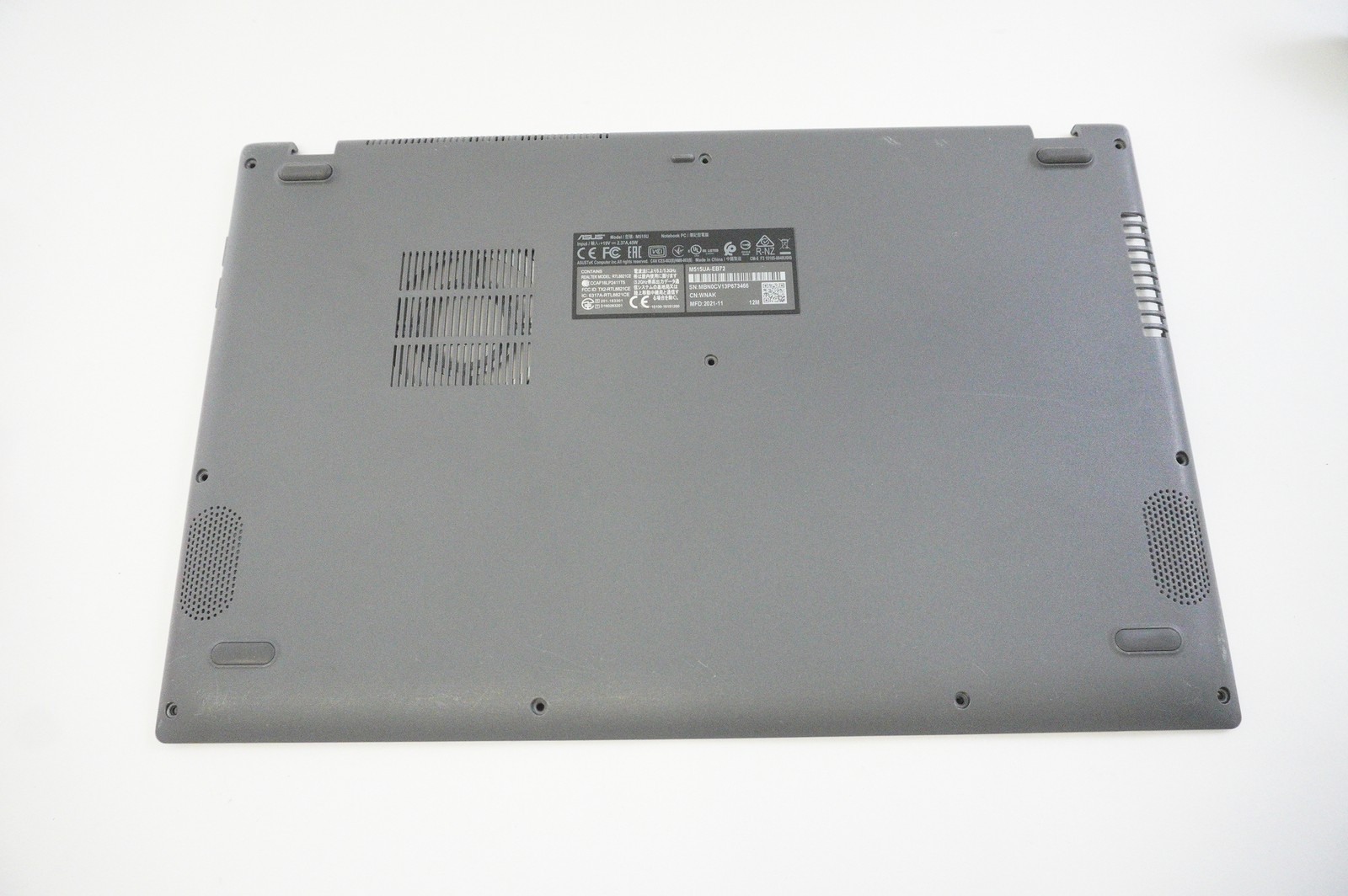 90NB0SR1-R7D010 Asus Bottom Base Cover Gray VIVOBOOK M515U