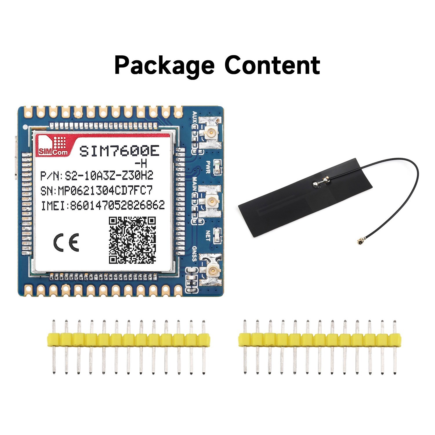 Waveshare SIM7600X 4G Communication Module, Multi-band Support, 4G/3G/2G