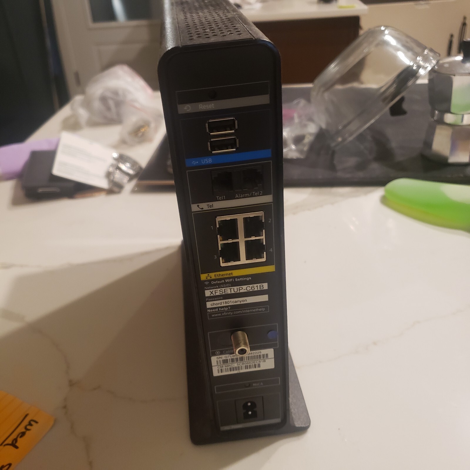 Xfinity arris modeum Model YG1682G
