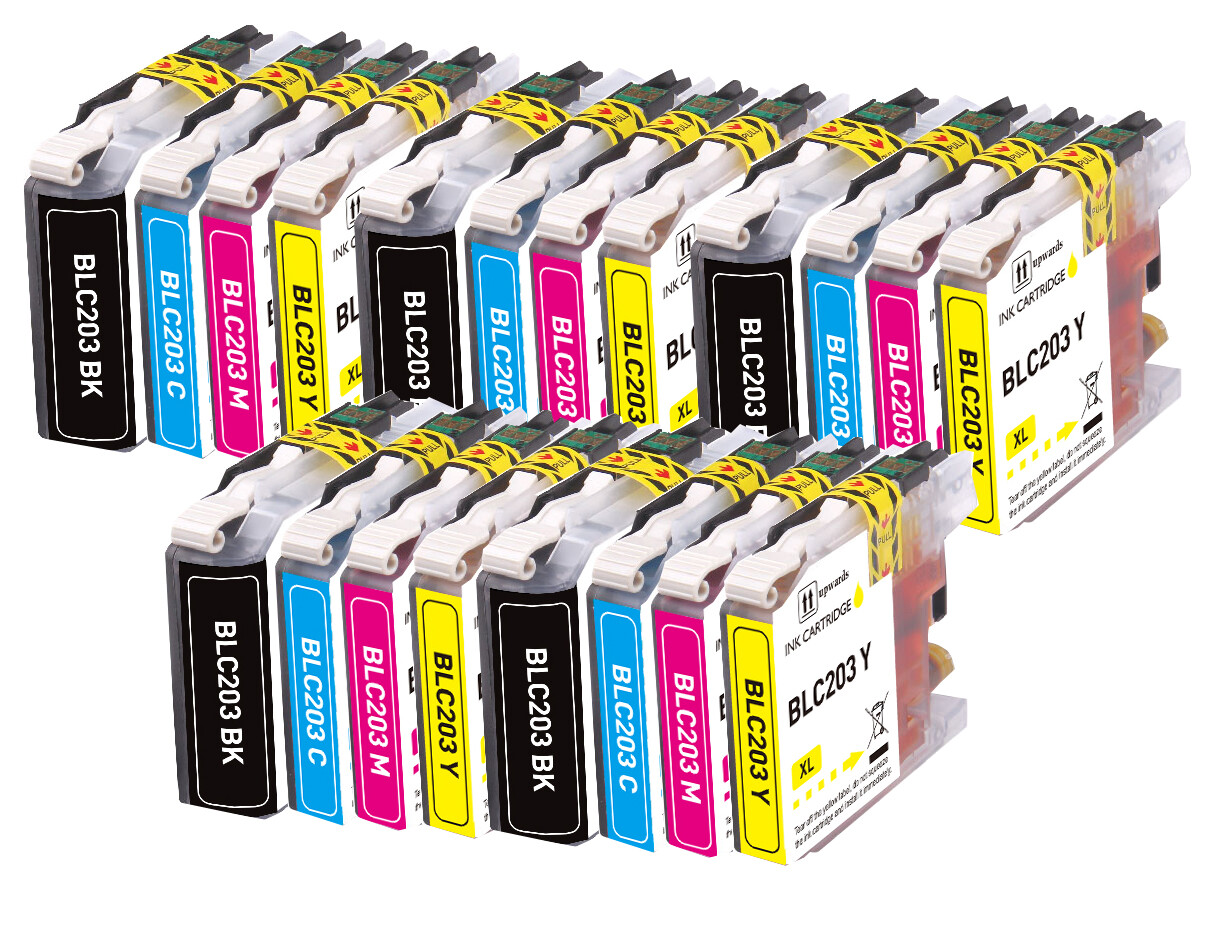 20 PK Premium Ink fits Brother LC203 Series MFC-J460DW MFC-J5720DW MFC-J4320DW